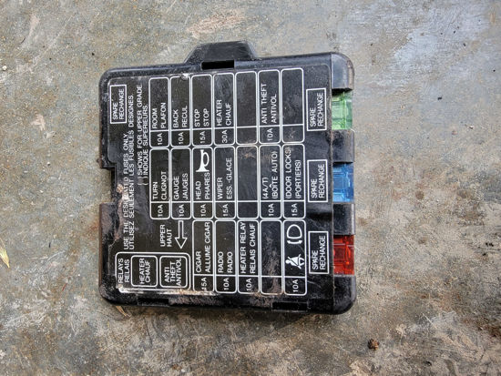 Picture of Fuse block cover 1g dsm